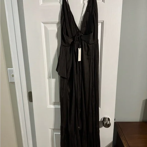 Anthropologie Asymmetrical Brown Dress - Picture 3 of 5